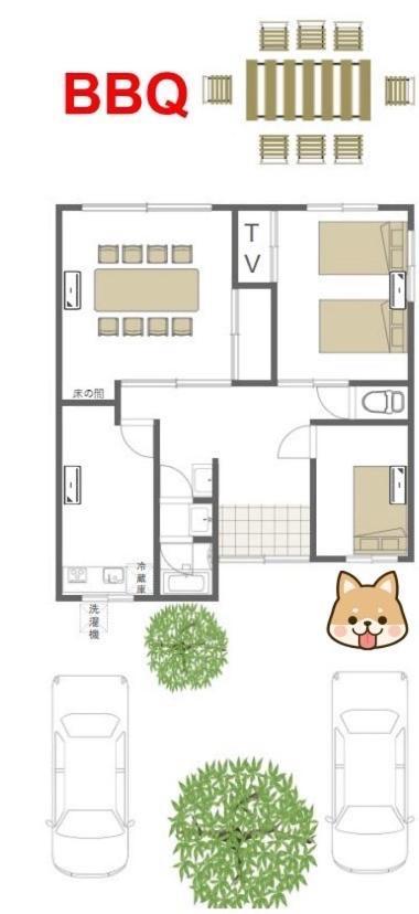 風乃家 Kaze No Ya Villa Sirahama Kültér fotó